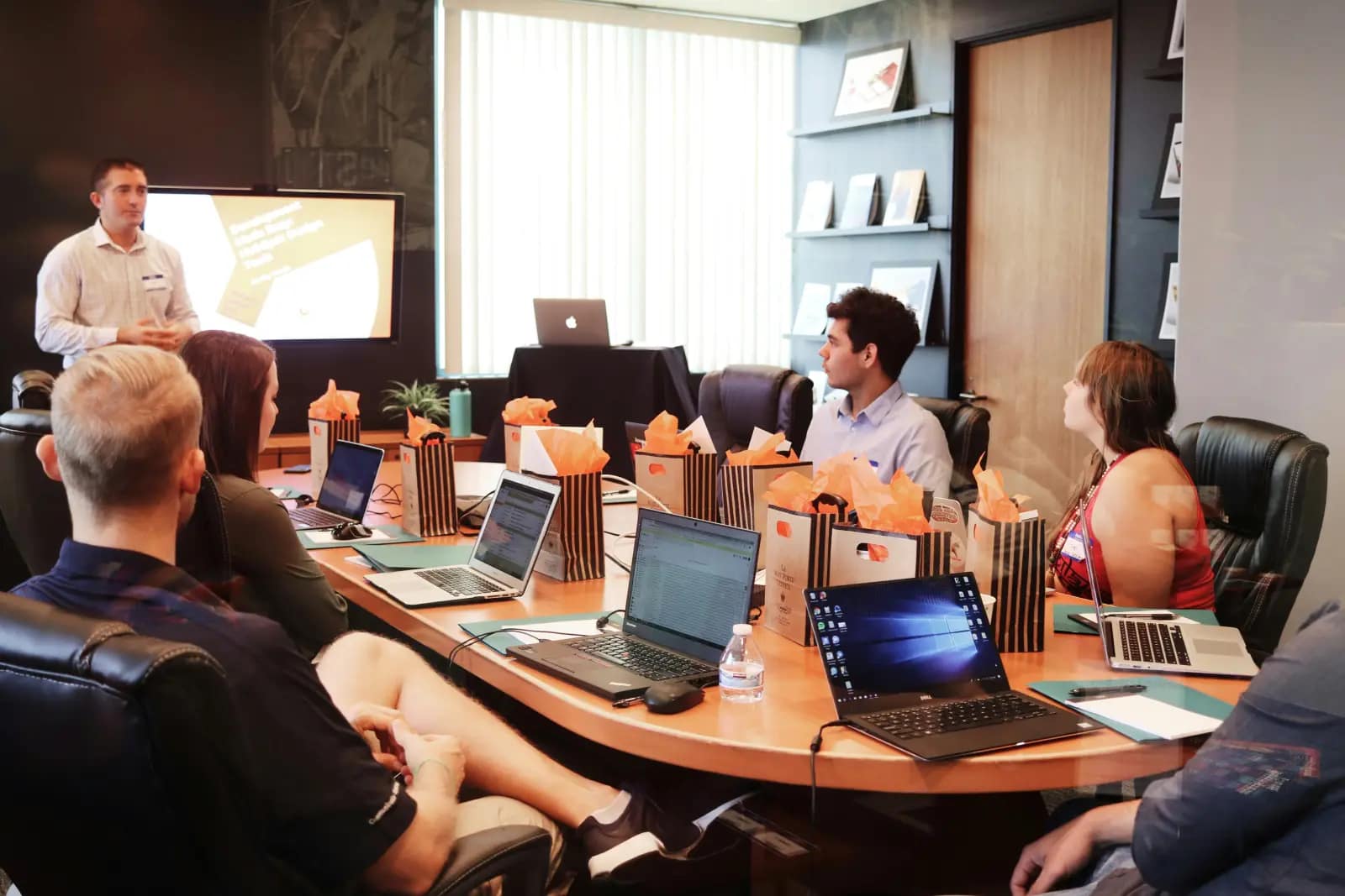 Finance team meeting