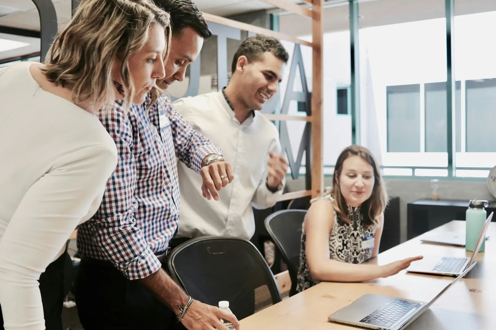 Finance team collaborating during month-end close